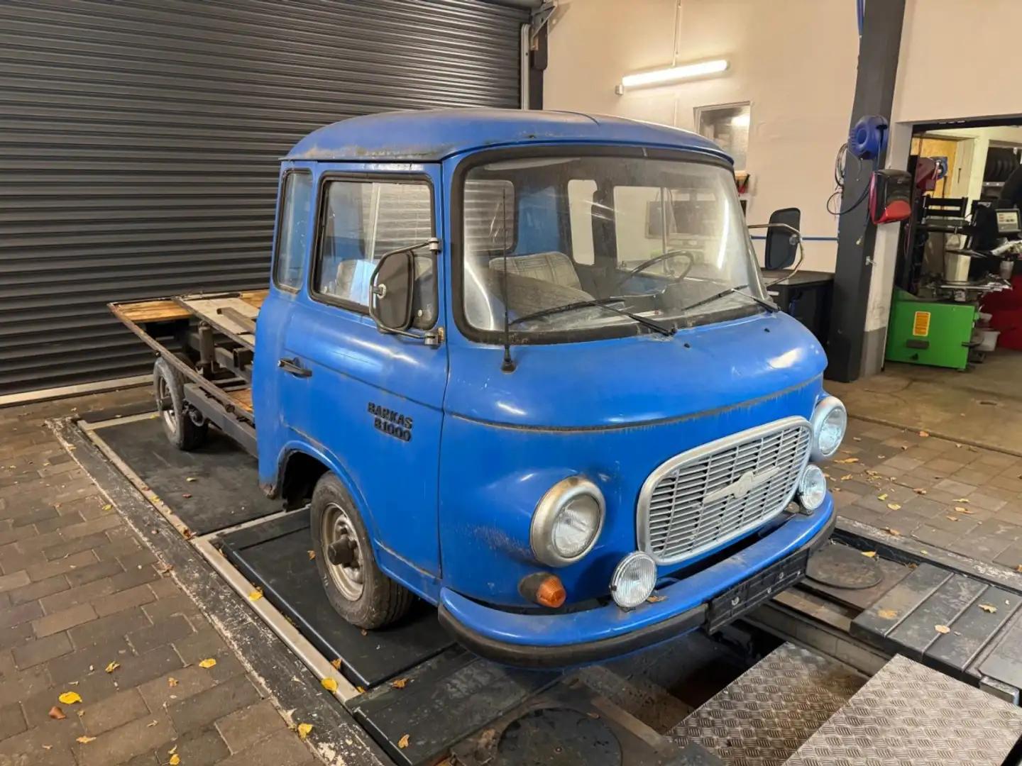 Barkas B 1000 Pritsche - Restaurationsobjekt Blauw - 1