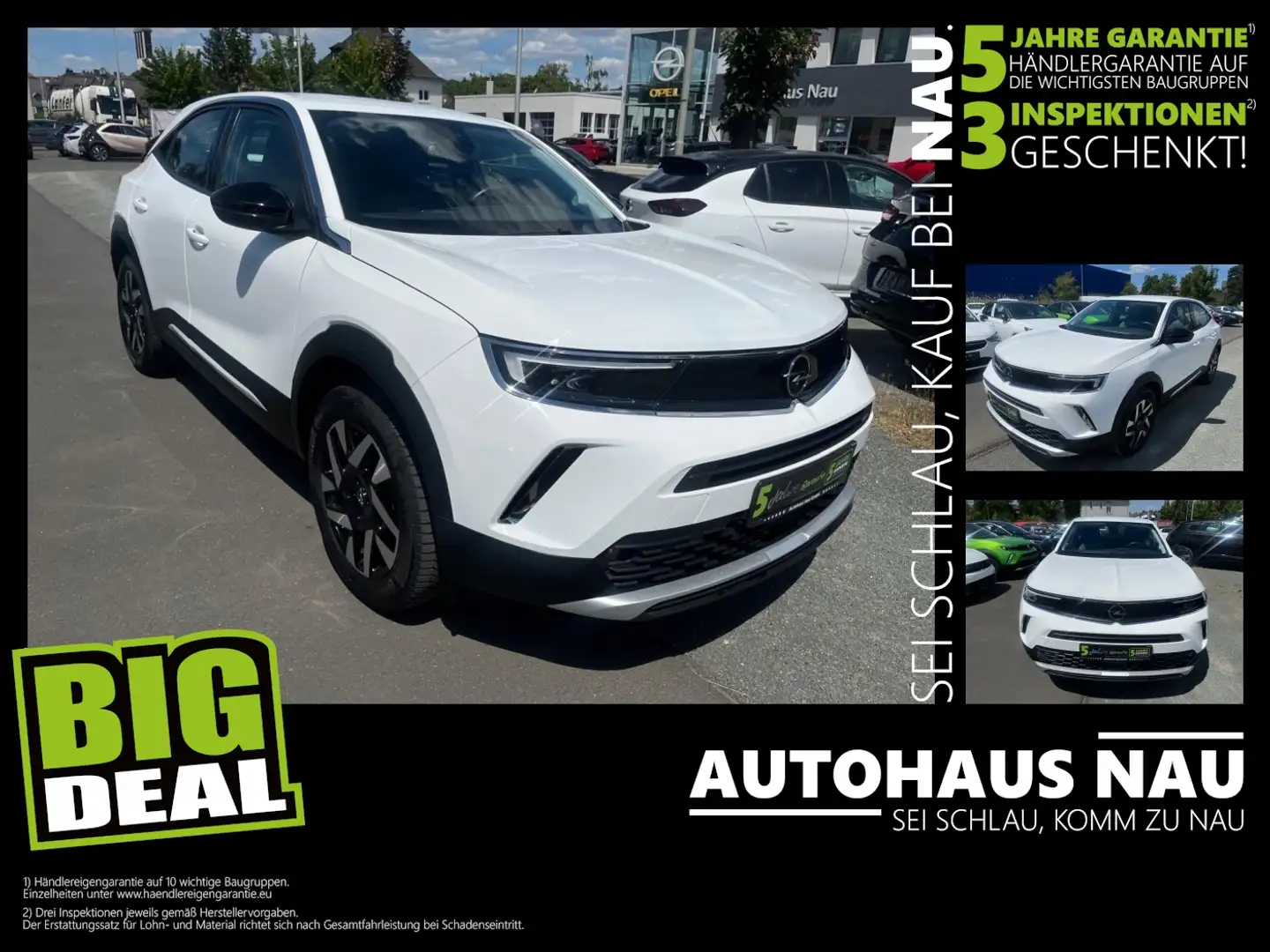 Opel Mokka 1.2 Turbo Elegance Automatik Weiß - 1