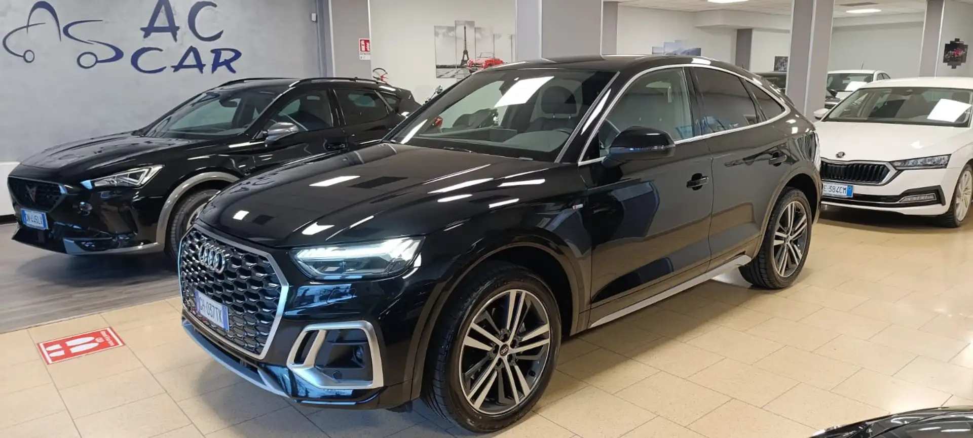 Audi Q5 Q5 Sportback 40 2.0 tdi mhev 12V S line quattro Nero - 1