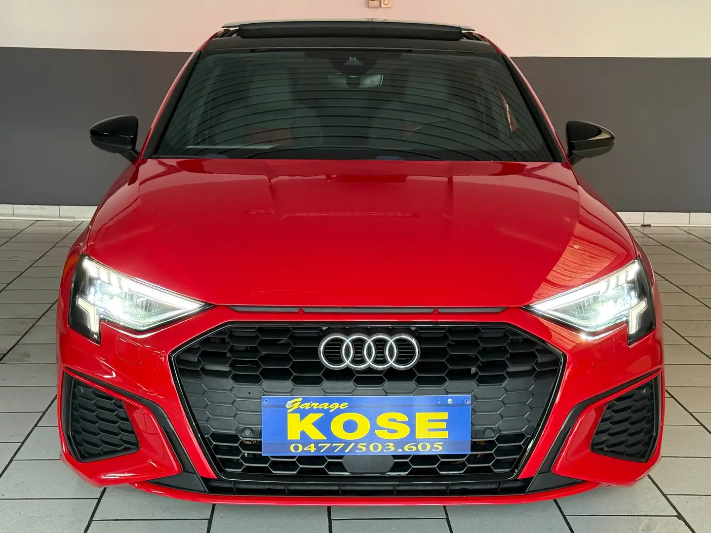 Audi A3 30 TFSI S LINE SHADOW LINE BOITE AUTO PANO COCKPIT Rood - 2