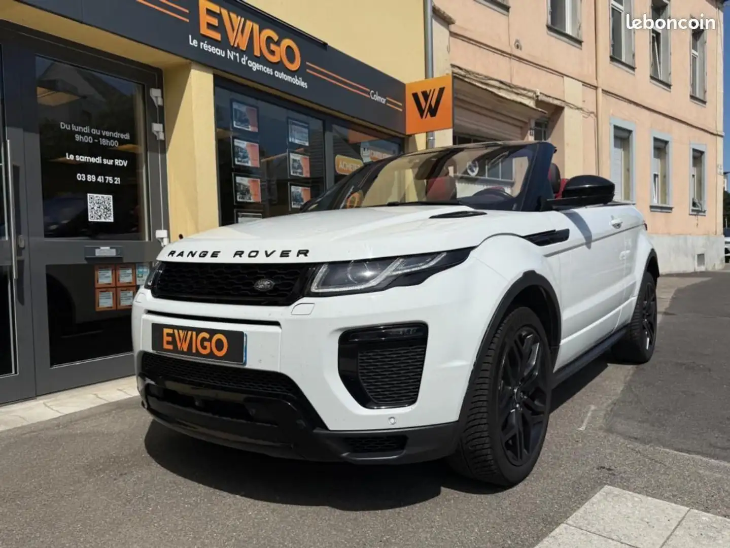 Land Rover Range Rover Evoque Land CABRIOLET 2.0 TD4 180 HSE DYNAMIC GARANTIE 12 Blanc - 2