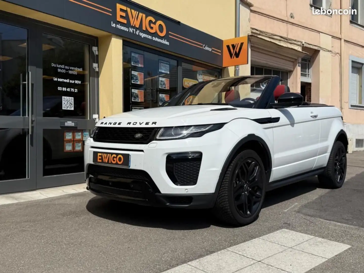 Land Rover Range Rover Evoque Land CABRIOLET 2.0 TD4 180 HSE DYNAMIC GARANTIE 12 Blanc - 1