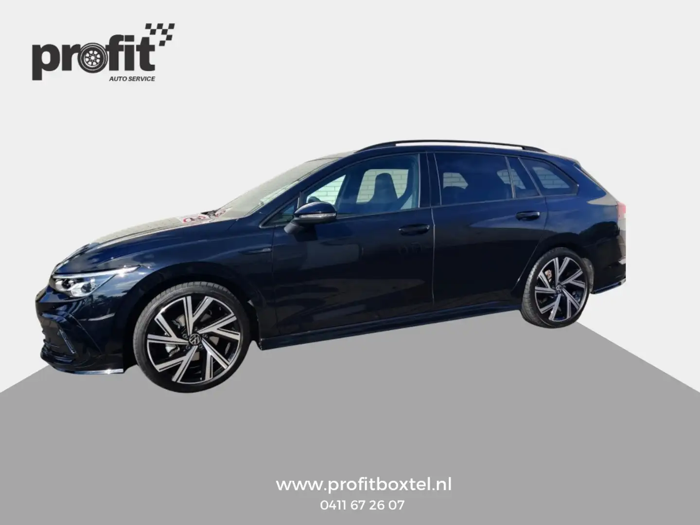 Volkswagen Golf Variant 1.5 eTSI R-Line Panoramadak! Zwart - 1