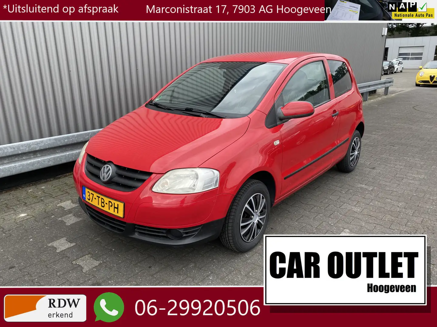 Volkswagen Fox 1.2 Trendline Goedkoop en Betrouwbaar rijden! APK Rood - 1