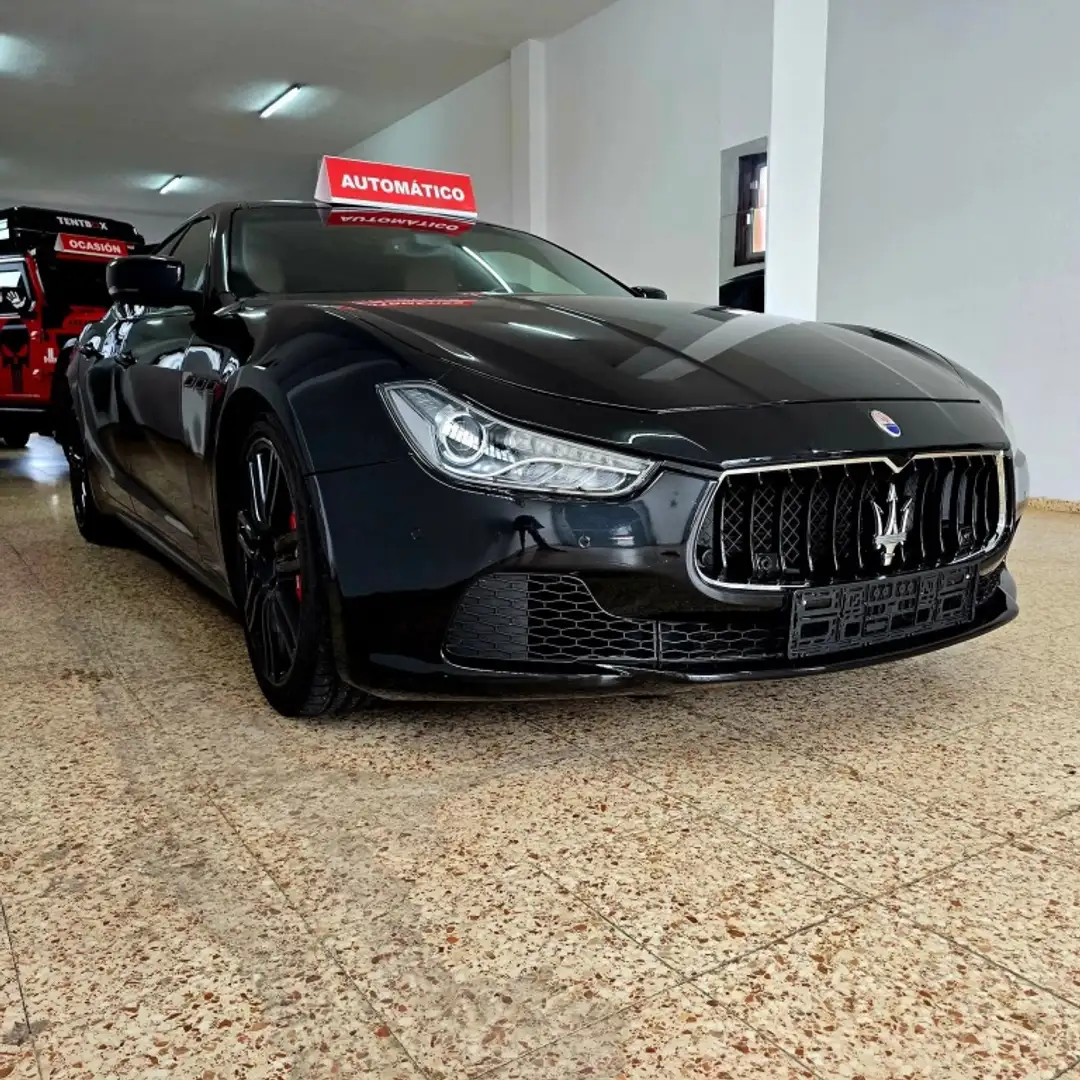 Maserati Ghibli Diesel Aut. 275 Negro - 1