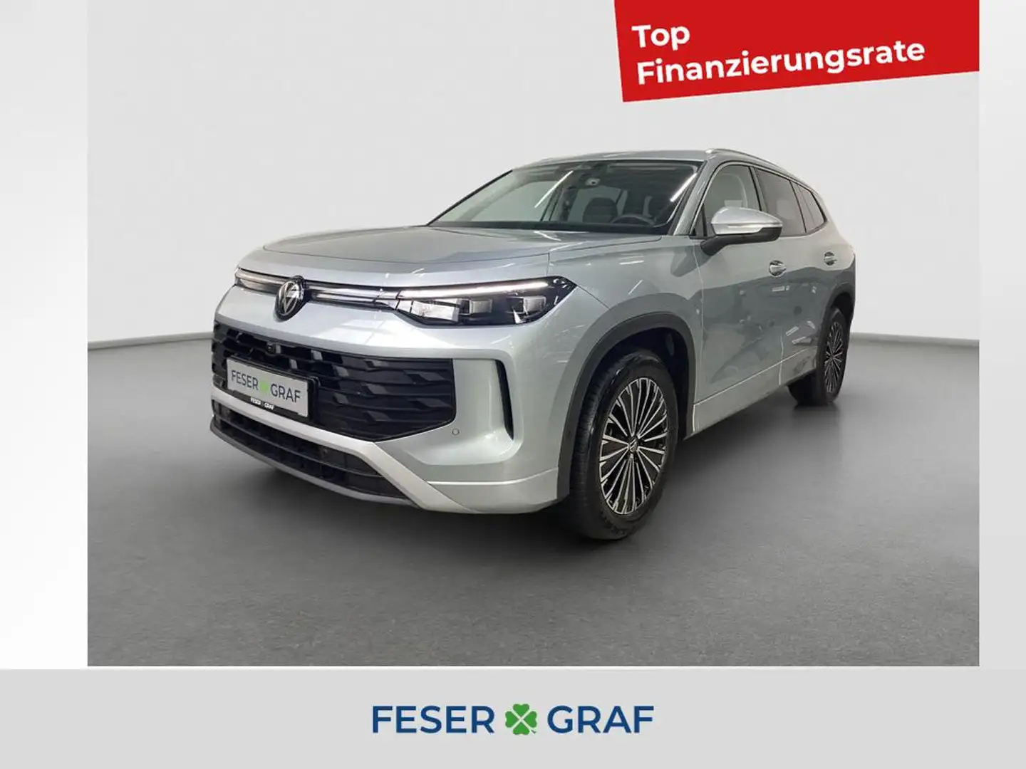 Volkswagen Tayron LIFE 2.0TDI 110kW DSG AHK 7Si. 360° ACC Silber - 1