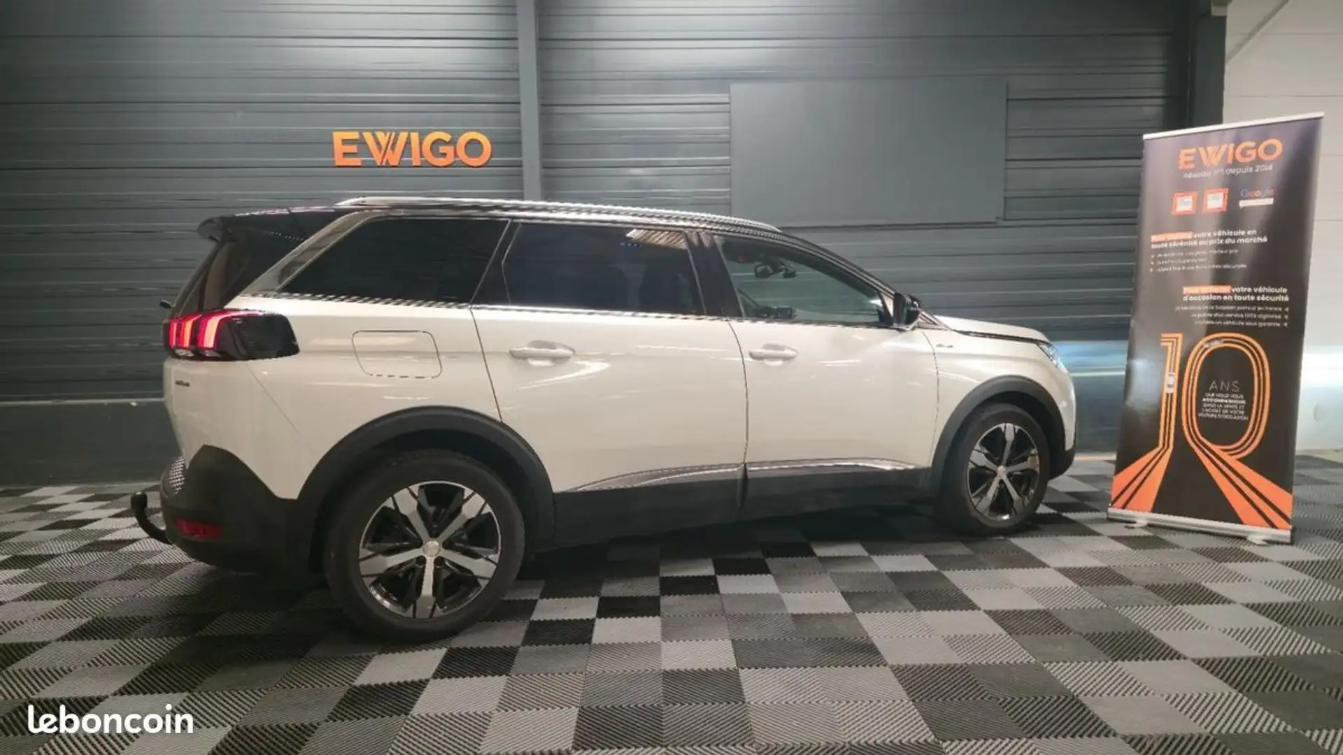 Peugeot 5008 GENERATION-II 1.6 THP 165 GT LINE EAT BVA START-STOP Blanc - 2