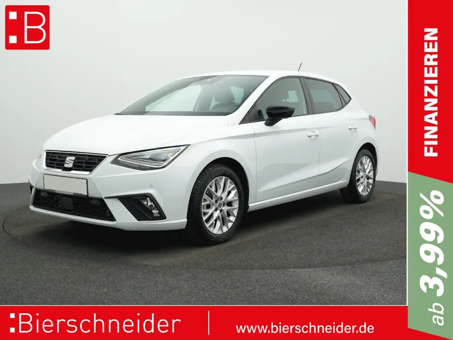 SEAT Ibiza 1.0 TSI FR-Line Leasing ab 185,- mtl. NAVI SHZ LED Weiß - 1