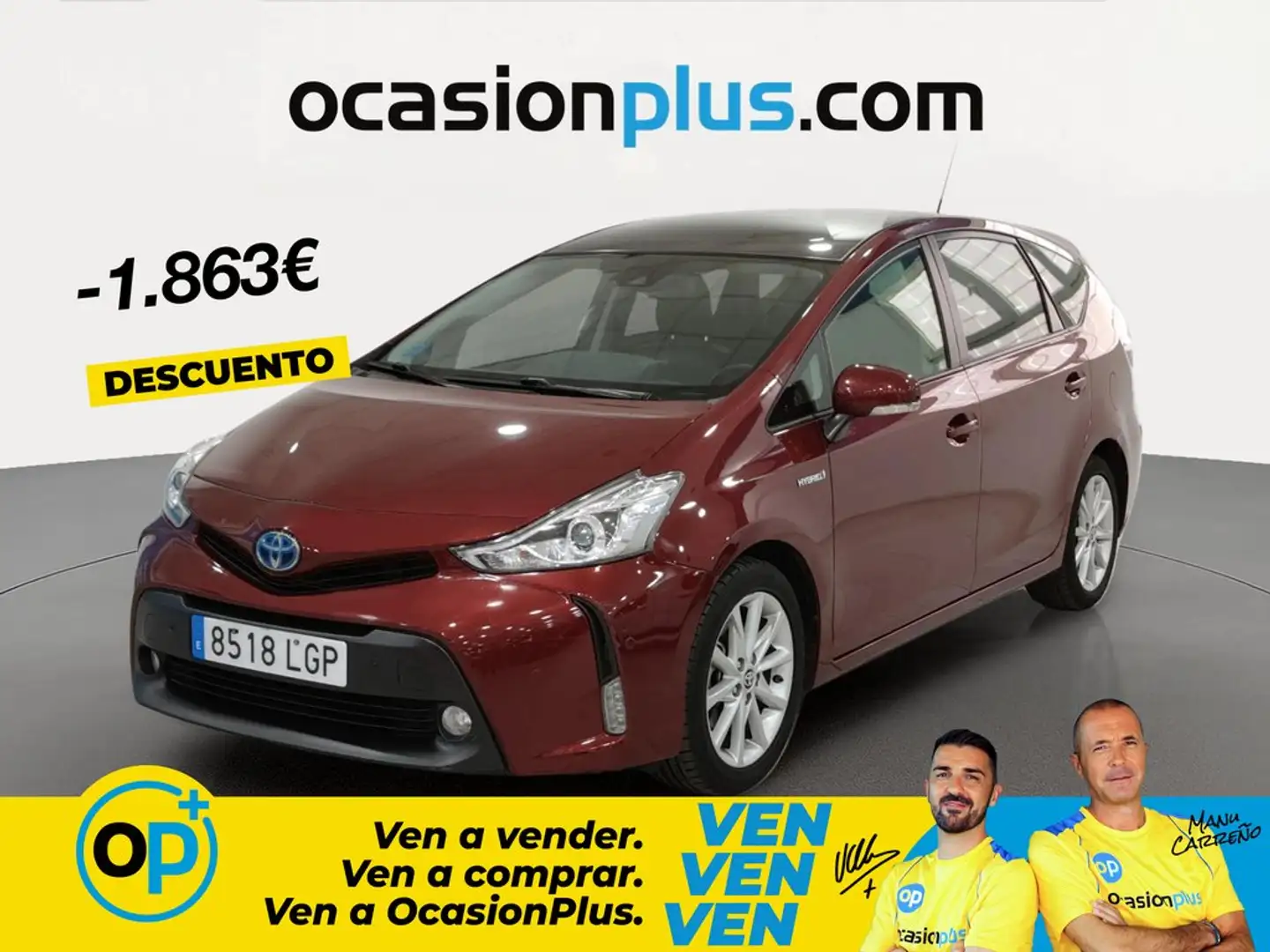 Toyota Prius Prius+ 1.8 Executive Rojo - 1