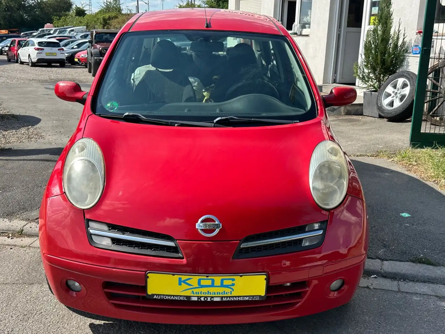 Nissan Micra 1.2 City 4-5 Türer -Klima Rot - 2