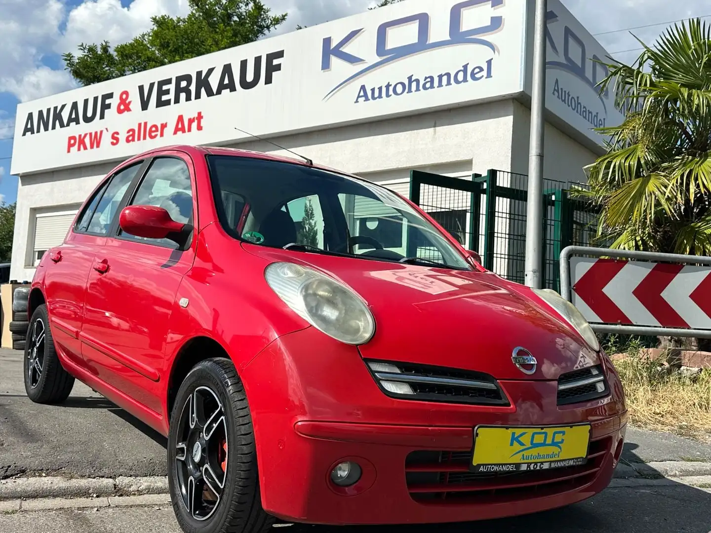 Nissan Micra 1.2 City 4-5 Türer -Klima Rot - 1