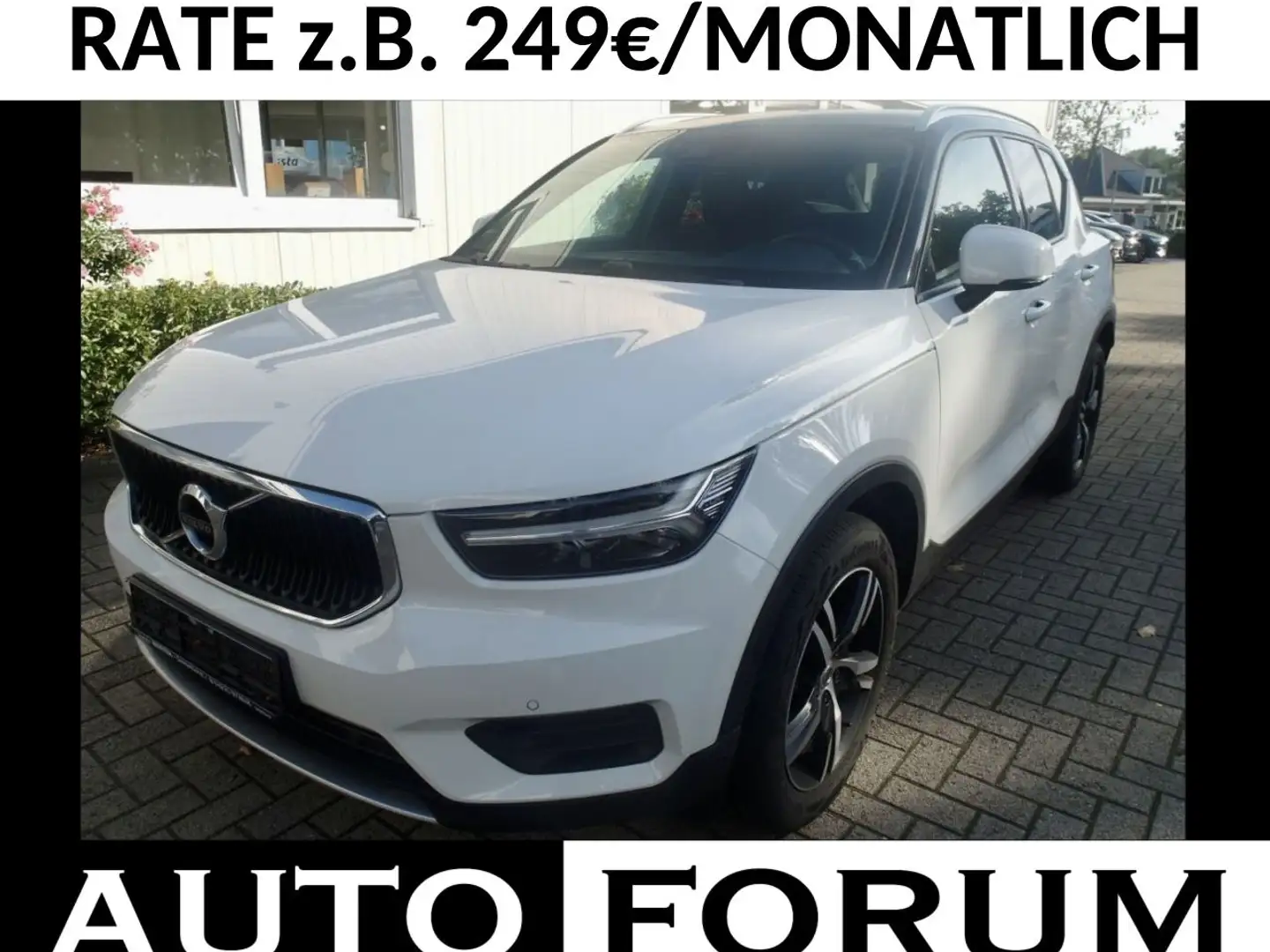 Volvo XC40 2.0 D3 R-DESIGN AUT LEDER AHK NAVI CAM SHZ Weiß - 1