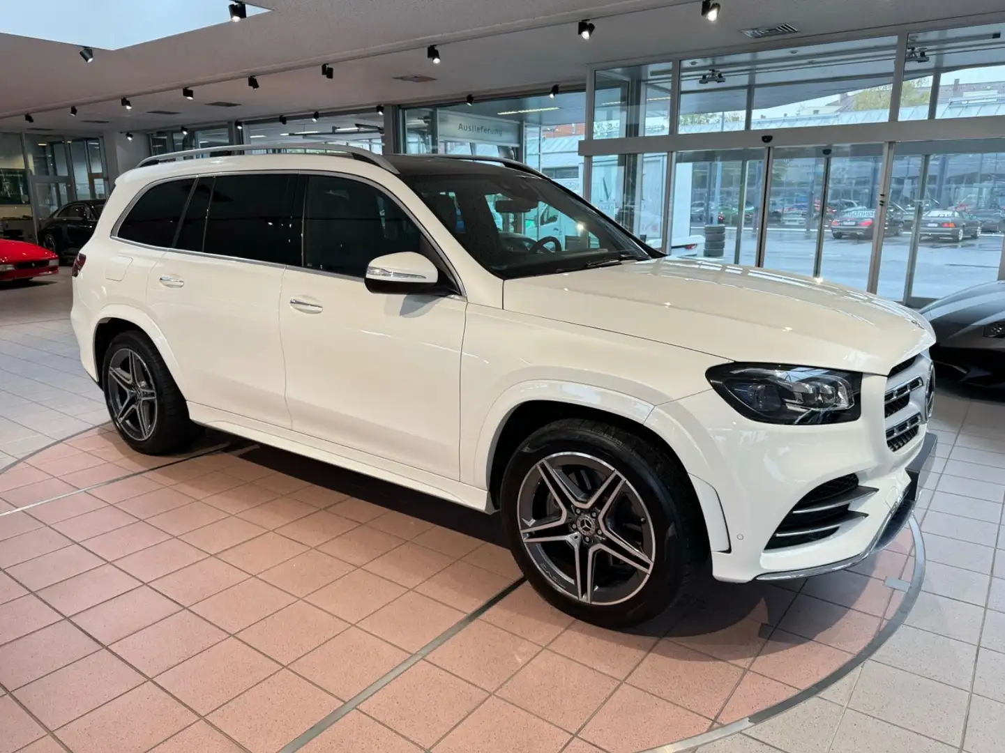 Mercedes-Benz GLS 400 d AMG Line/Burmester/Panorama/Offroad-Pro Weiß - 2