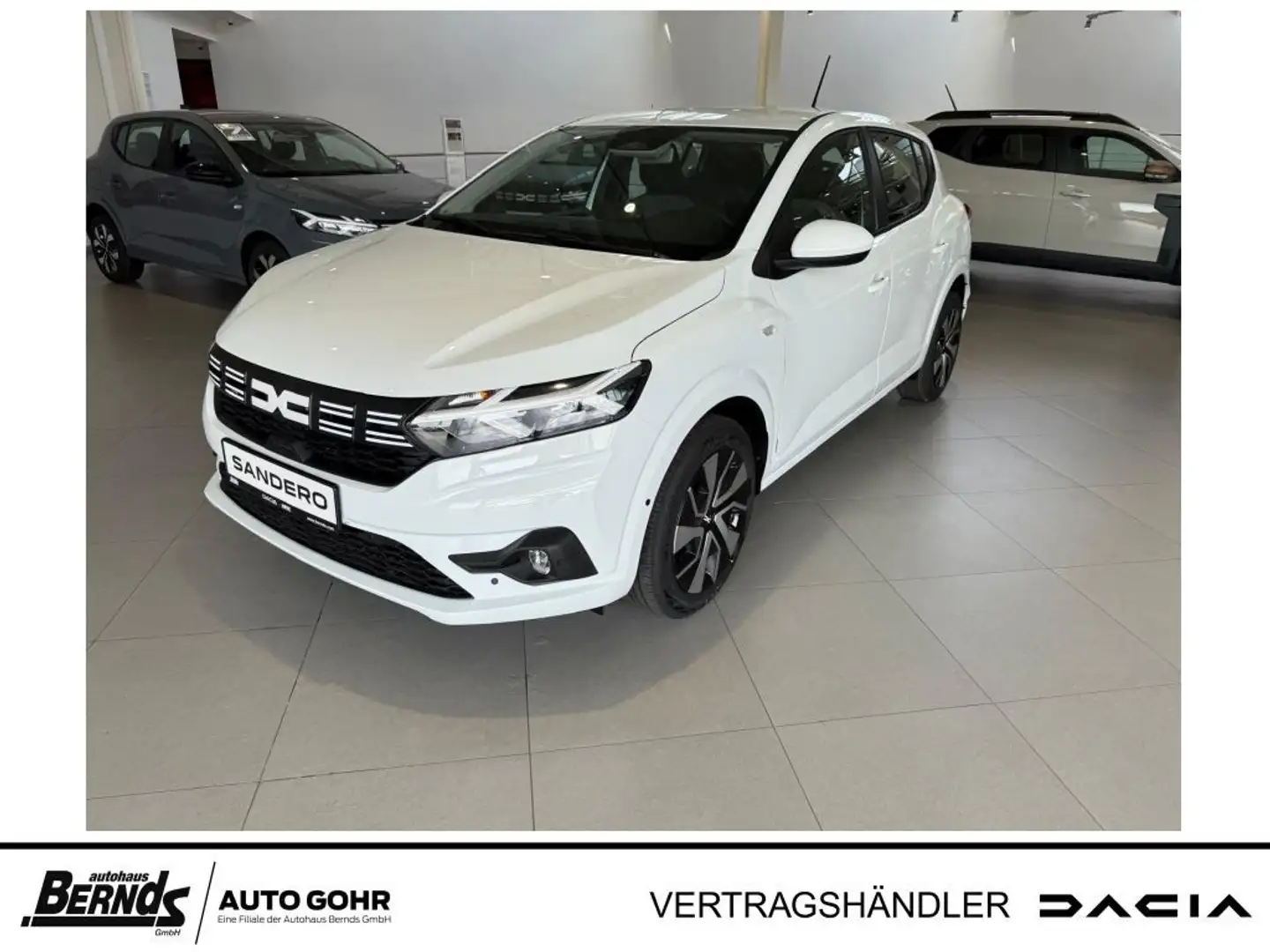 Dacia Sandero TCe 90 Expression KLIMAAUTOMATIK NAVI LED KAMERA Wit - 1
