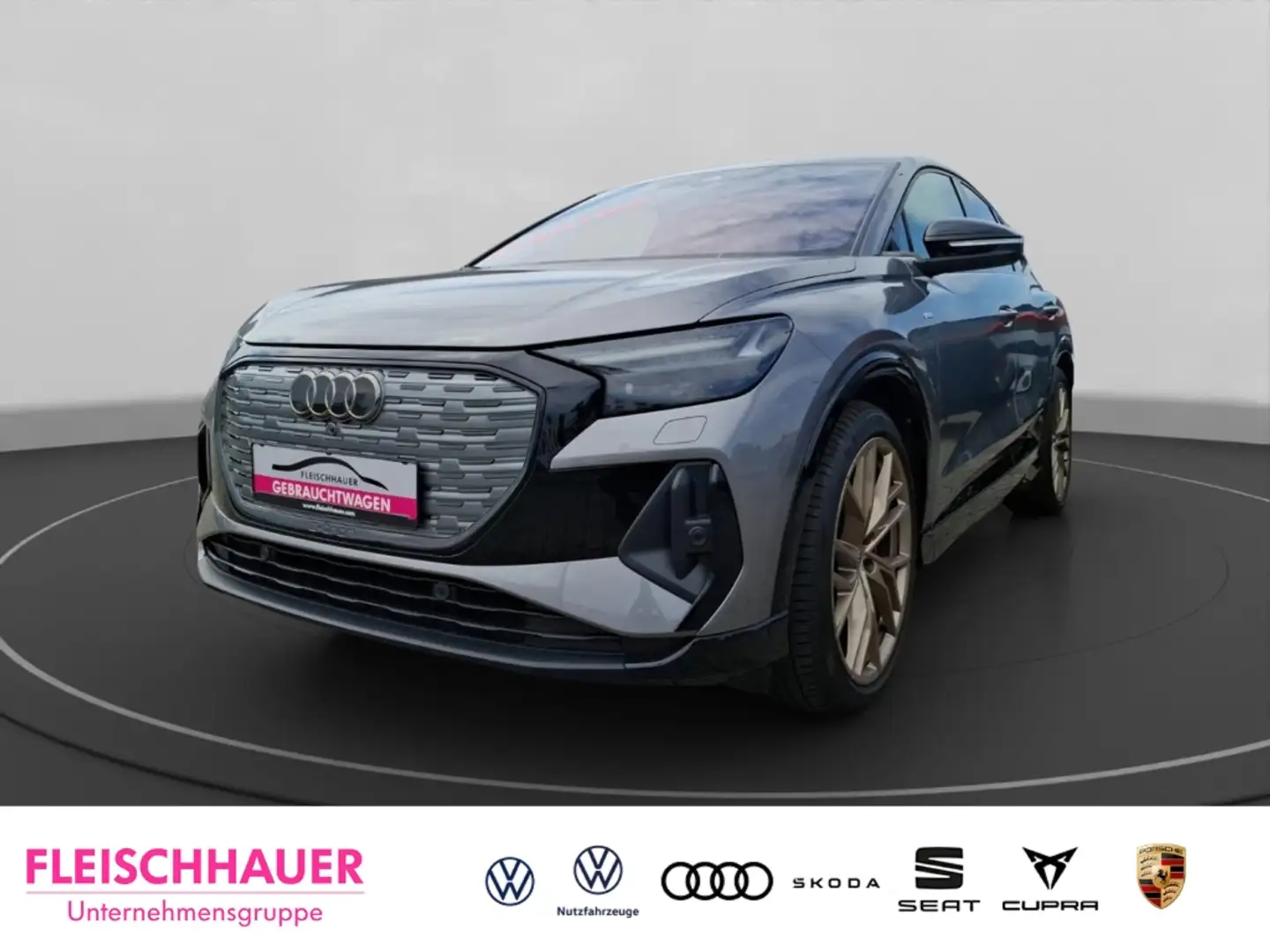 Audi Q4 e-tron Sportback 50 Edition Matrix-LED Panorama Grau - 1