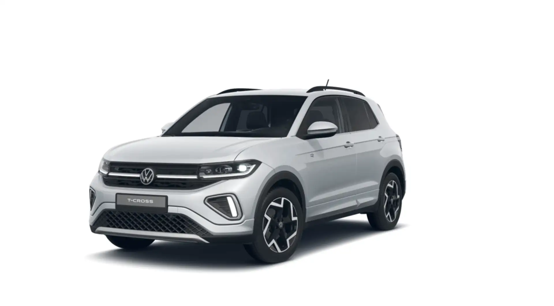 Volkswagen T-Cross 1.0 TSI R-Line 85kW Plateado - 1