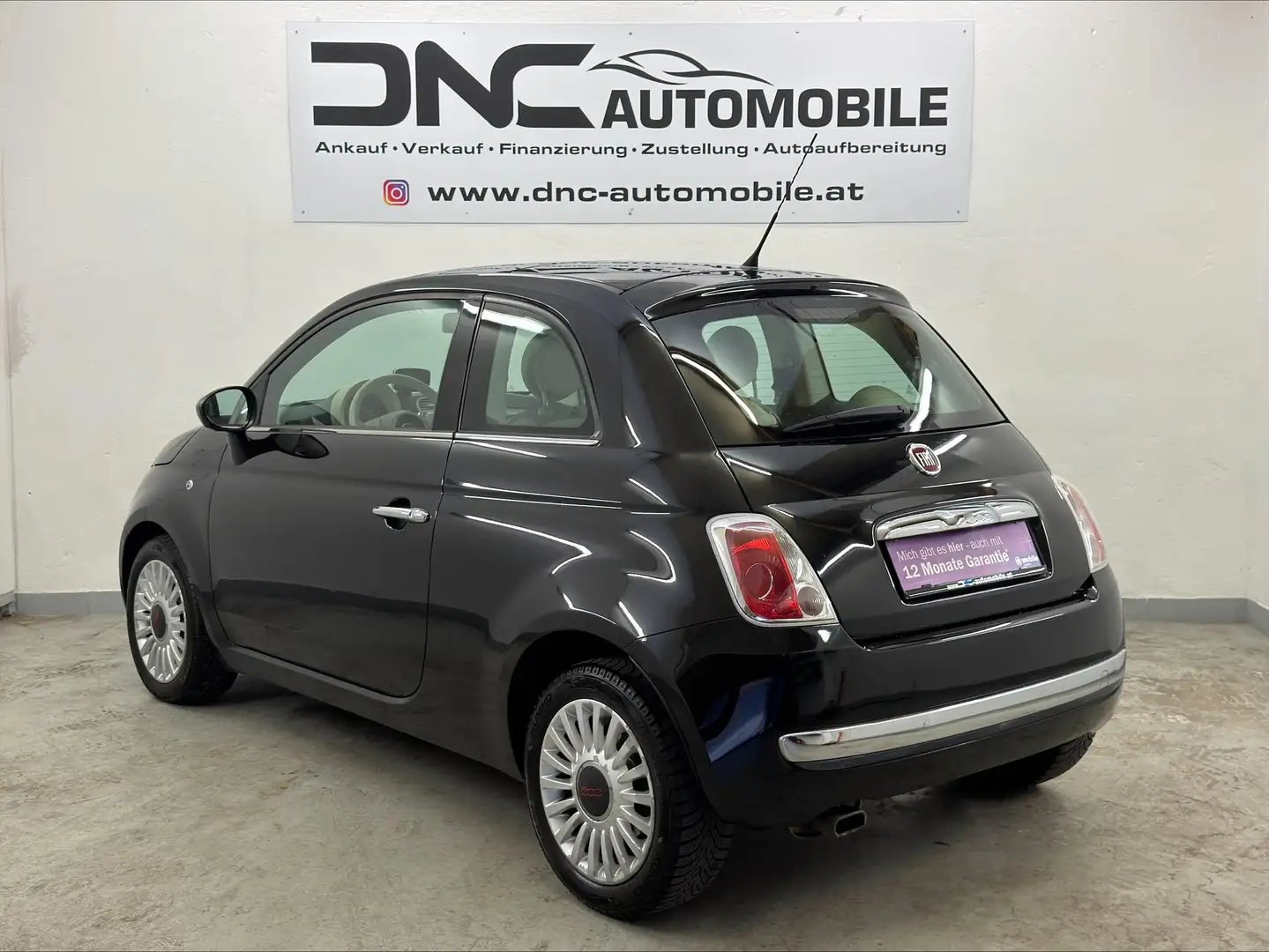 Fiat 500 1,4 Lounge 6-Gang*PANO*NAVI* Schwarz - 2