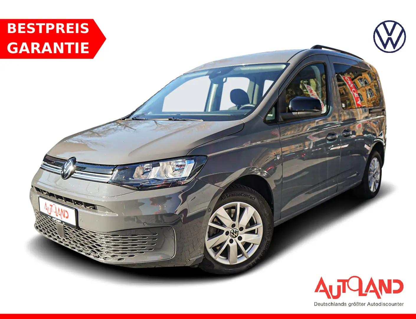 Volkswagen Caddy 2.0 TDI Life DSG Sitzheizung Tempomat DAB Grau - 1