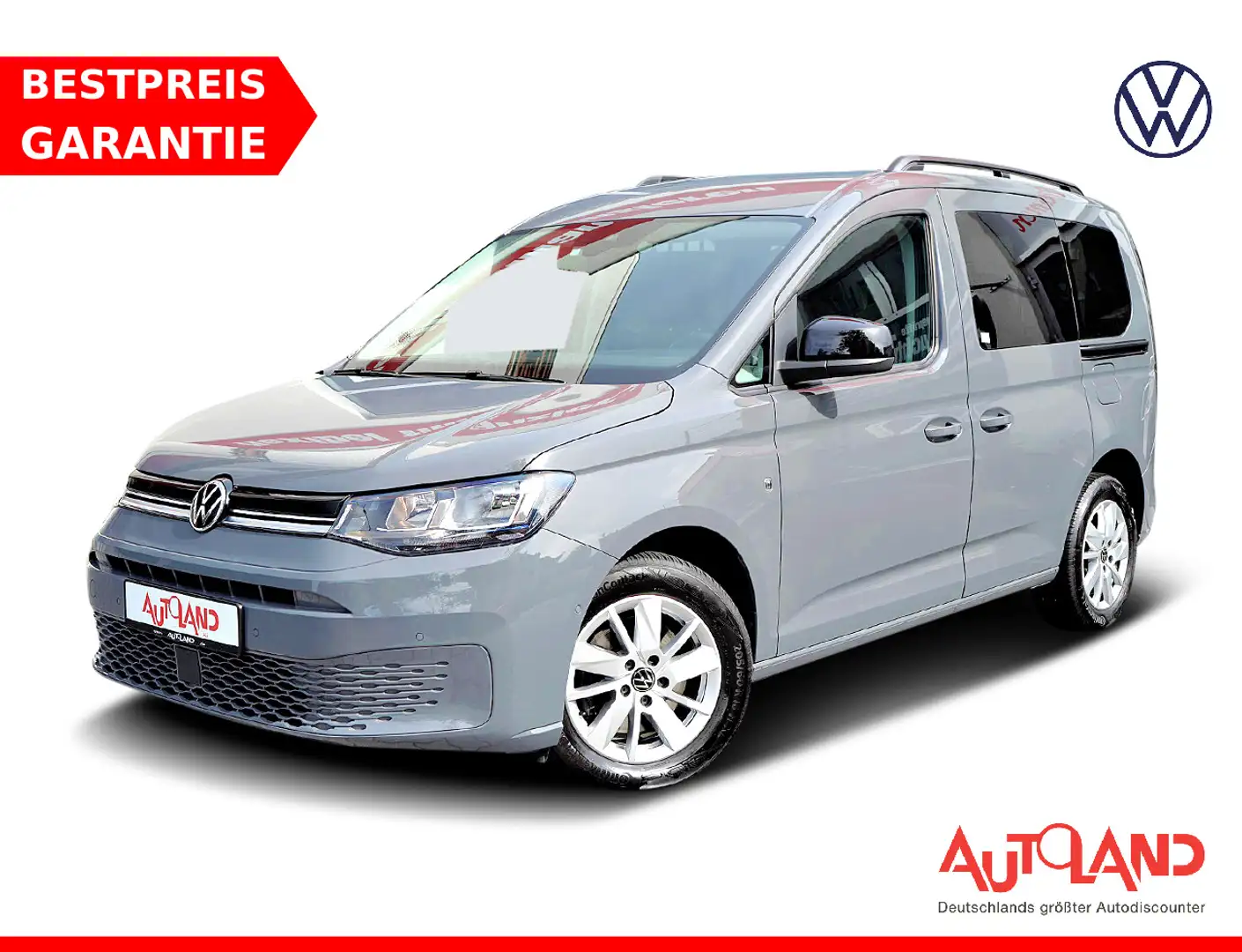 Volkswagen Caddy 2.0 TDI Life DSG Sitzheizung Tempomat DAB Grau - 1