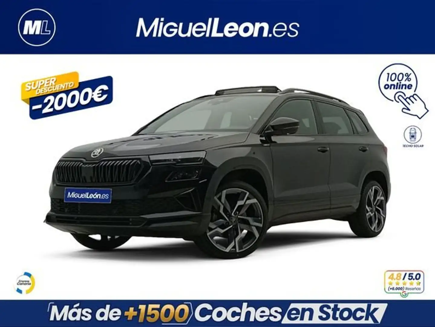 Skoda Karoq 1.5 TSI Selection ACT 110KW Negro - 1