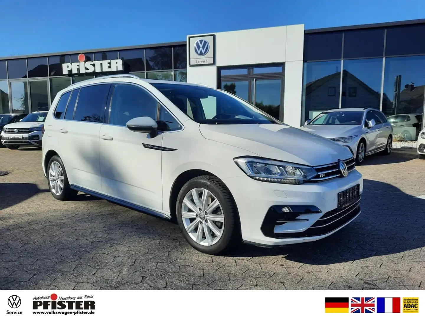 Volkswagen Touran Highline R-Line 7-Sitzer LED Navi ACC uvm Klima Weiß - 1
