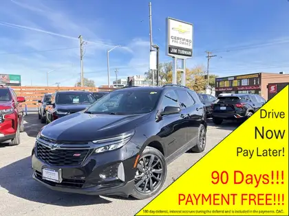 Black 2022 Chevrolet Equinox RS with 1RS AWD SUV / Crossover Four-Wheel Drive 6-Speed Automatic