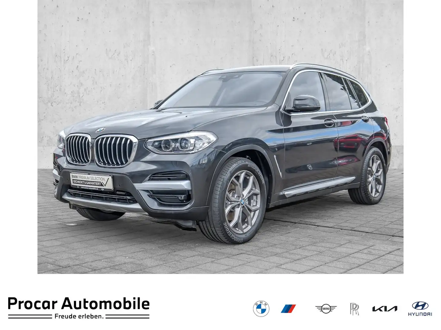 BMW X3 xDrive20d  AHK LED PDC V+H DAB Tempomat LM Gris - 1