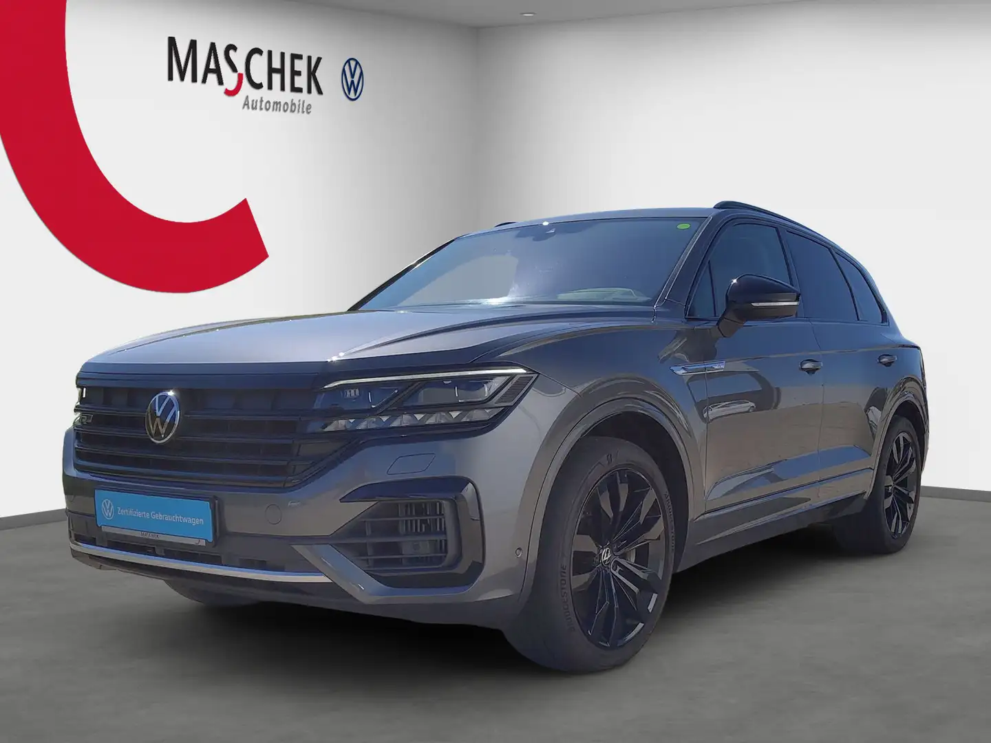 Volkswagen Touareg R line 4.0 TDI AHK Black HUD Standh ACC IQ Light Gris - 2