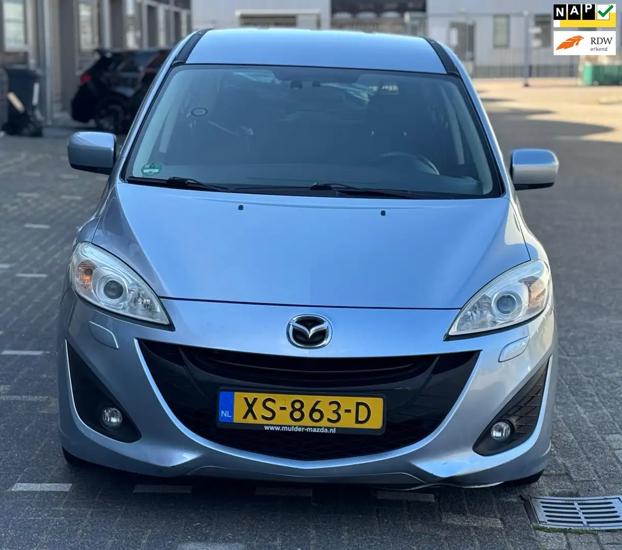 Mazda 5 2.0 TS+,7person, Xenon, cruise Controle, Blauw - 1