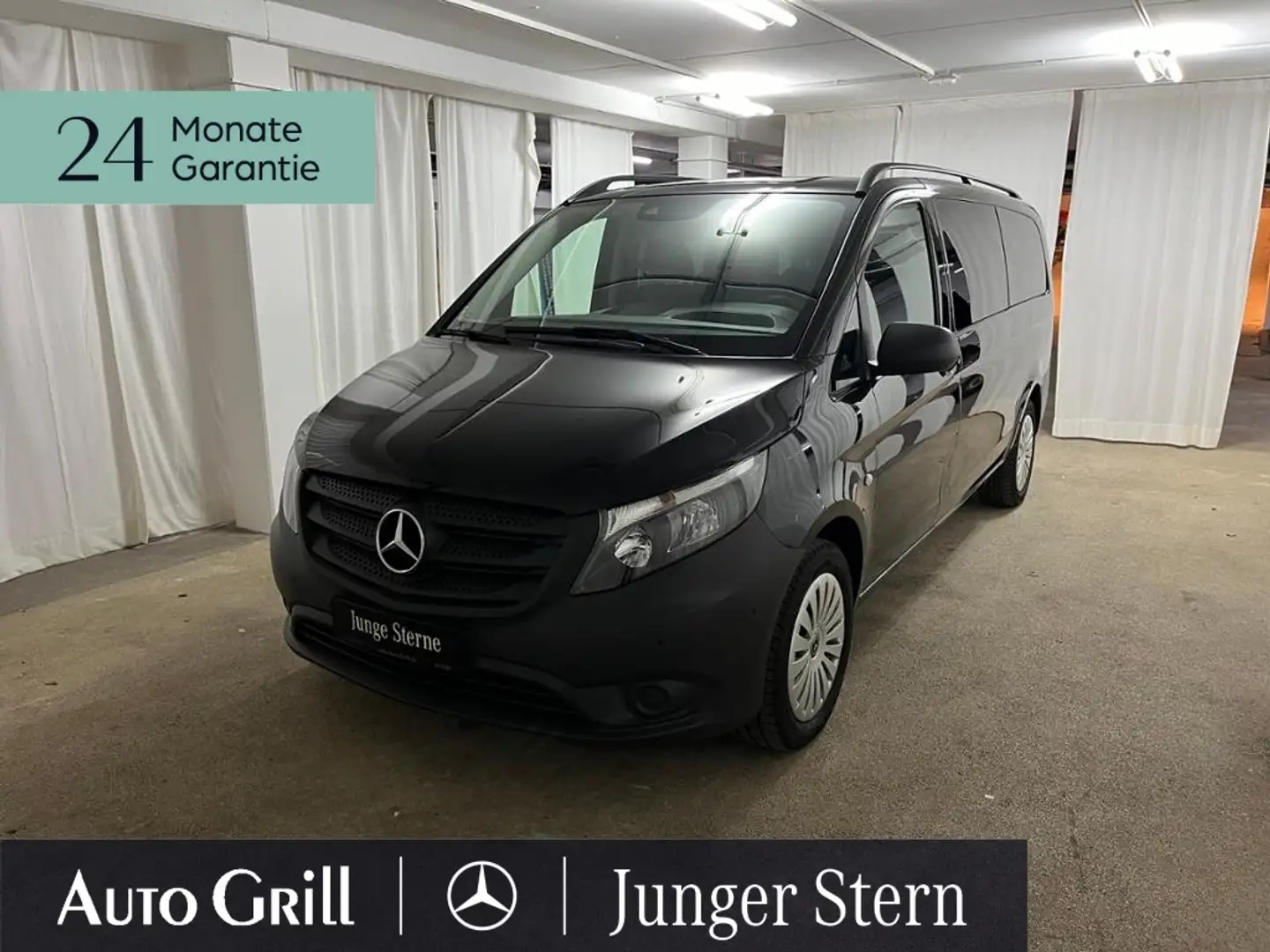 Mercedes-Benz Vito Tourer 116 CDI XL Pro 9Sitze 2xKlima AHK RfKam Noir - 2