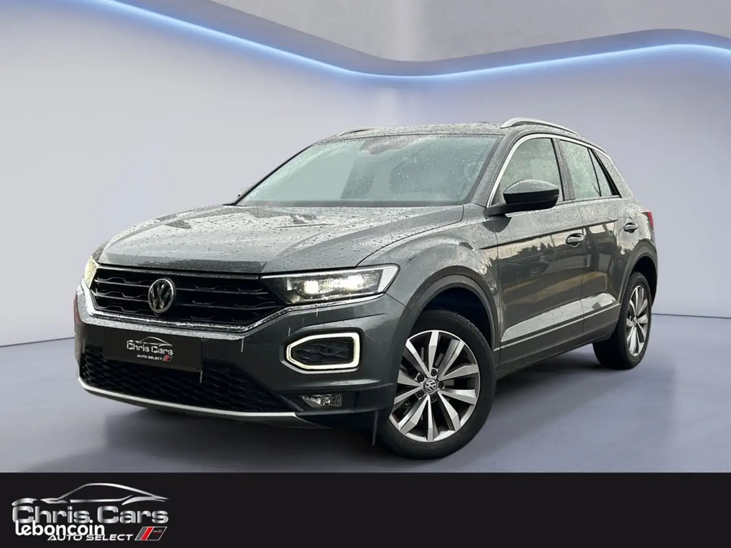 Volkswagen T-Roc 1.0 TSI 115cv LOUNGE CAMERA ATTELAGE AMOVIBLE GARA Gris - 1