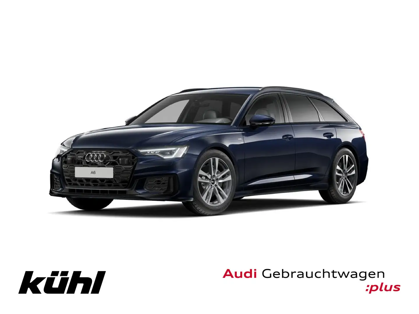 Audi A6 50 TDI Q S tronic S line Matrix/Parkass Blau - 1