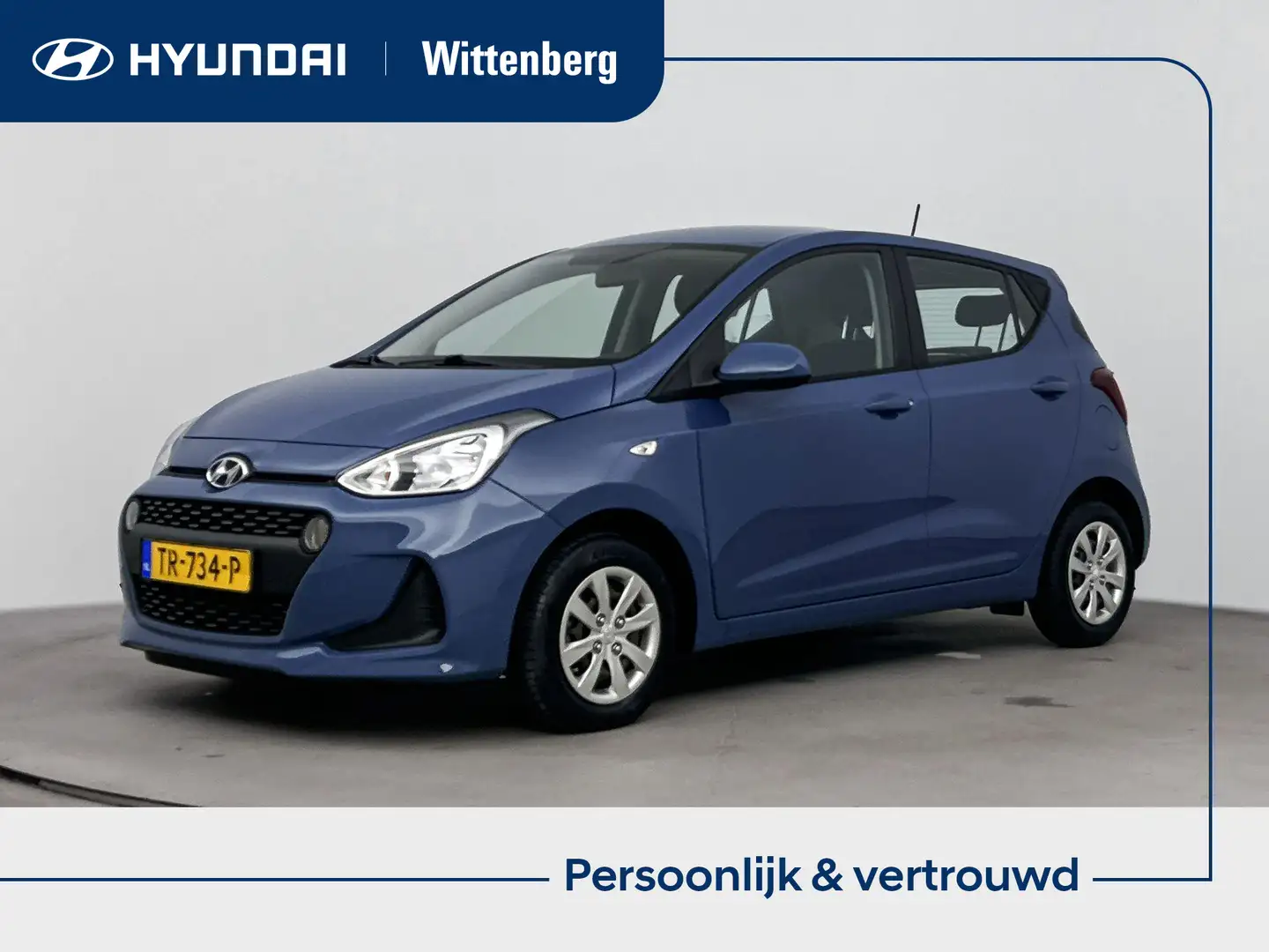 Hyundai i10 1.0i Comfort | 4.372 km! | 1e eigenaar | Airco | C Blauw - 1