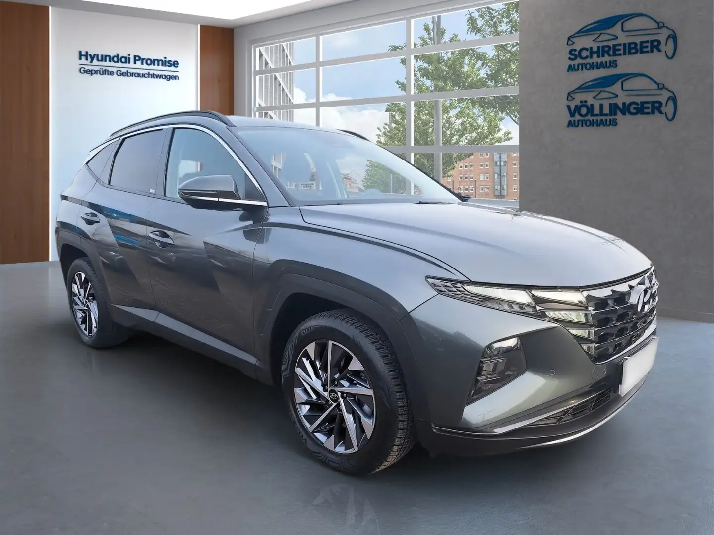 Hyundai TUCSON Trend Hybrid 4WD 6-Automatik Gris - 2