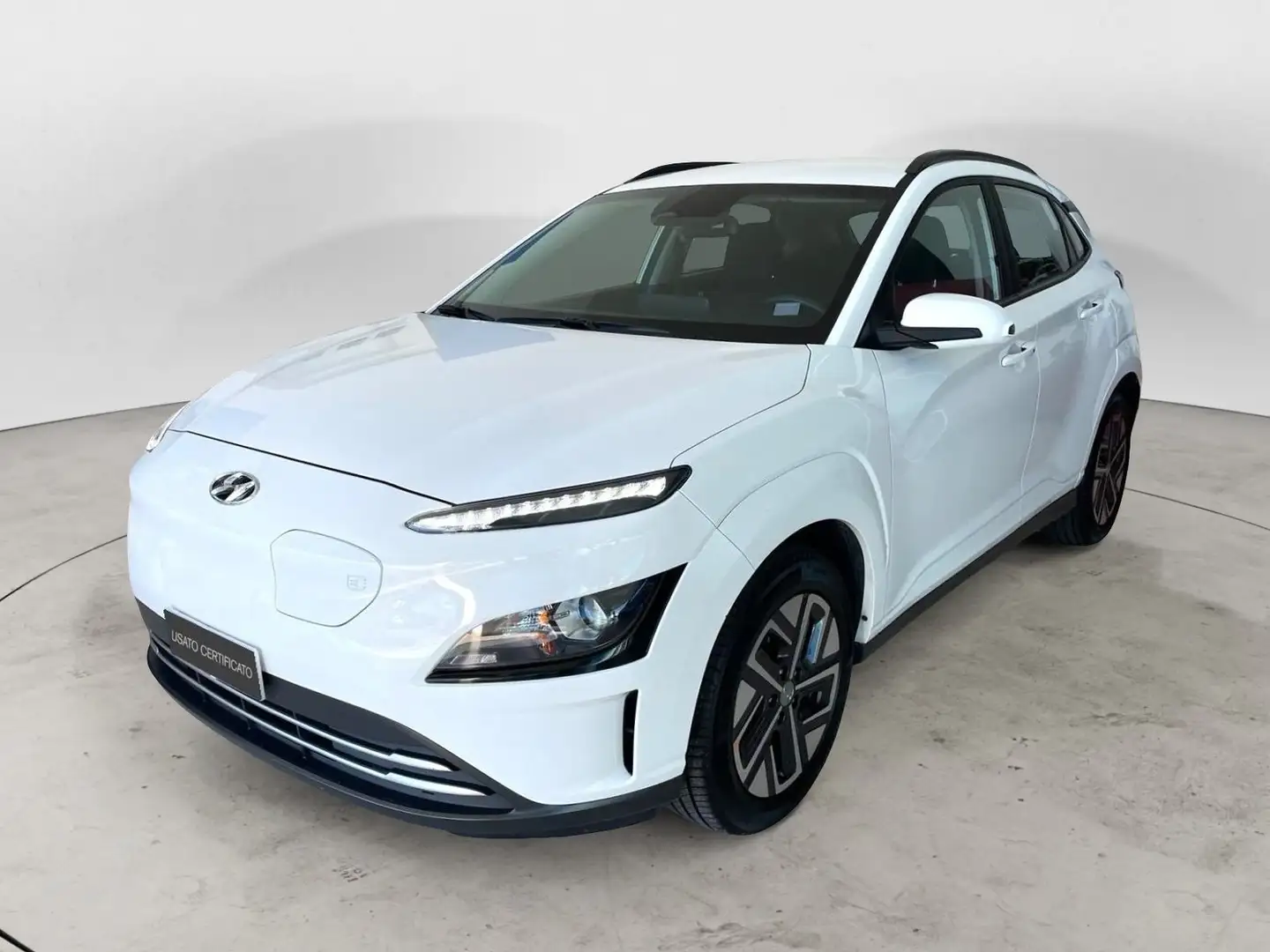 Hyundai KONA EV Elettrica 39 kWh 136 CV XTech City Bianco - 1