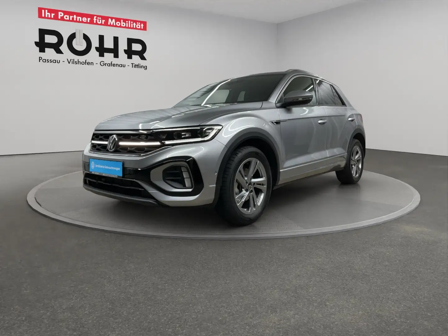 Volkswagen T-Roc R-Line (Kamera.IQ.DRIVE.Navi.TravelAsssist.LaneAss Silber - 2