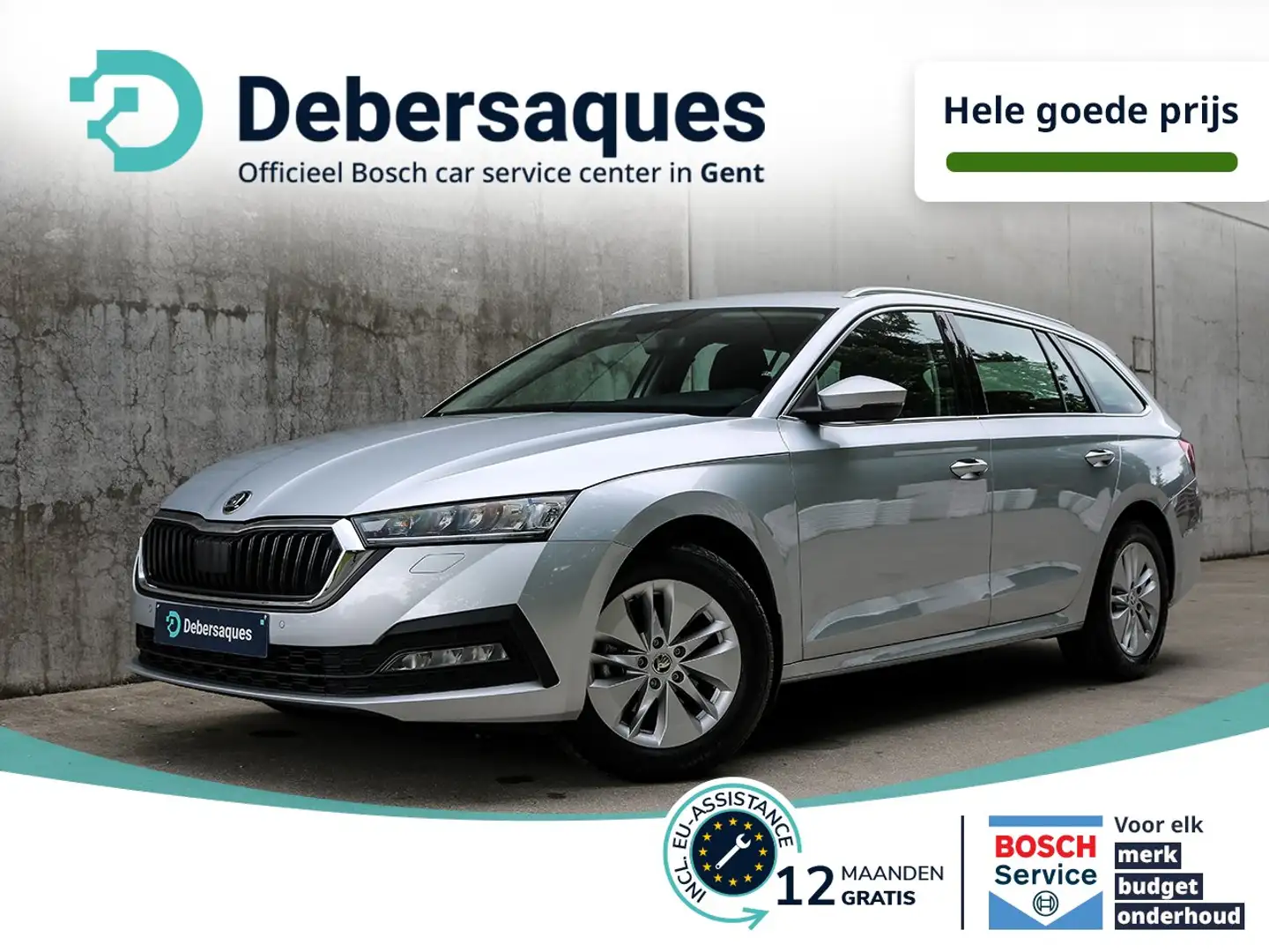 Skoda Octavia Combi 1.0 TSI Ambition TREKHAAK 3 JAAR GARANTIE Zilver - 1