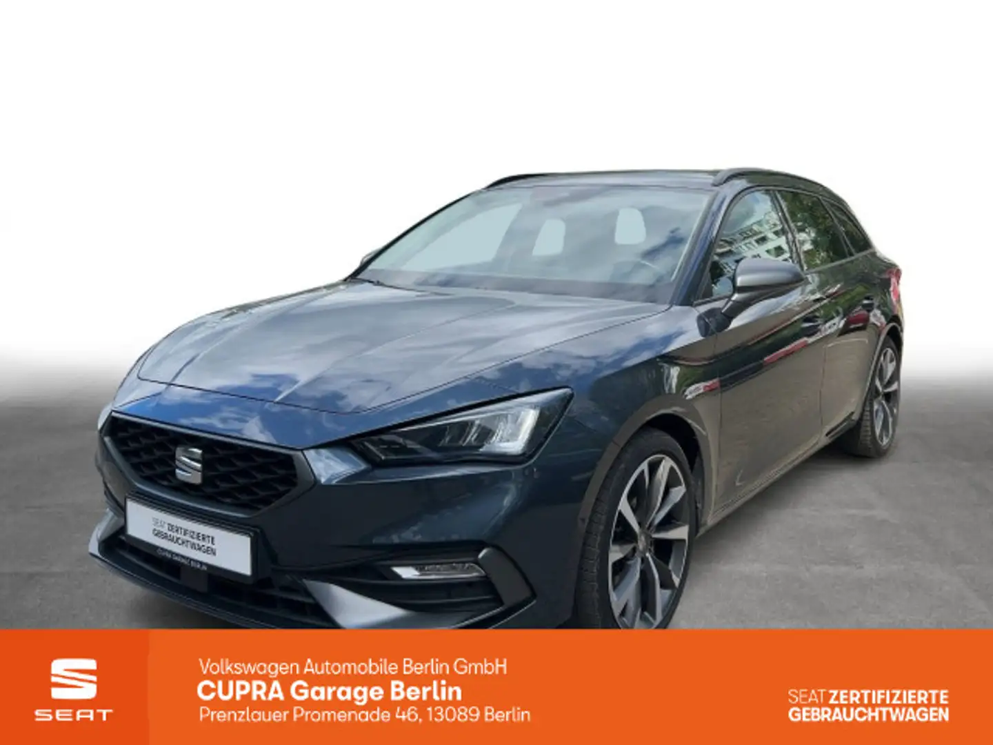 SEAT Leon Sportstourer 2.0 TDI DSG FR 4Drive Navi LED Grau - 1