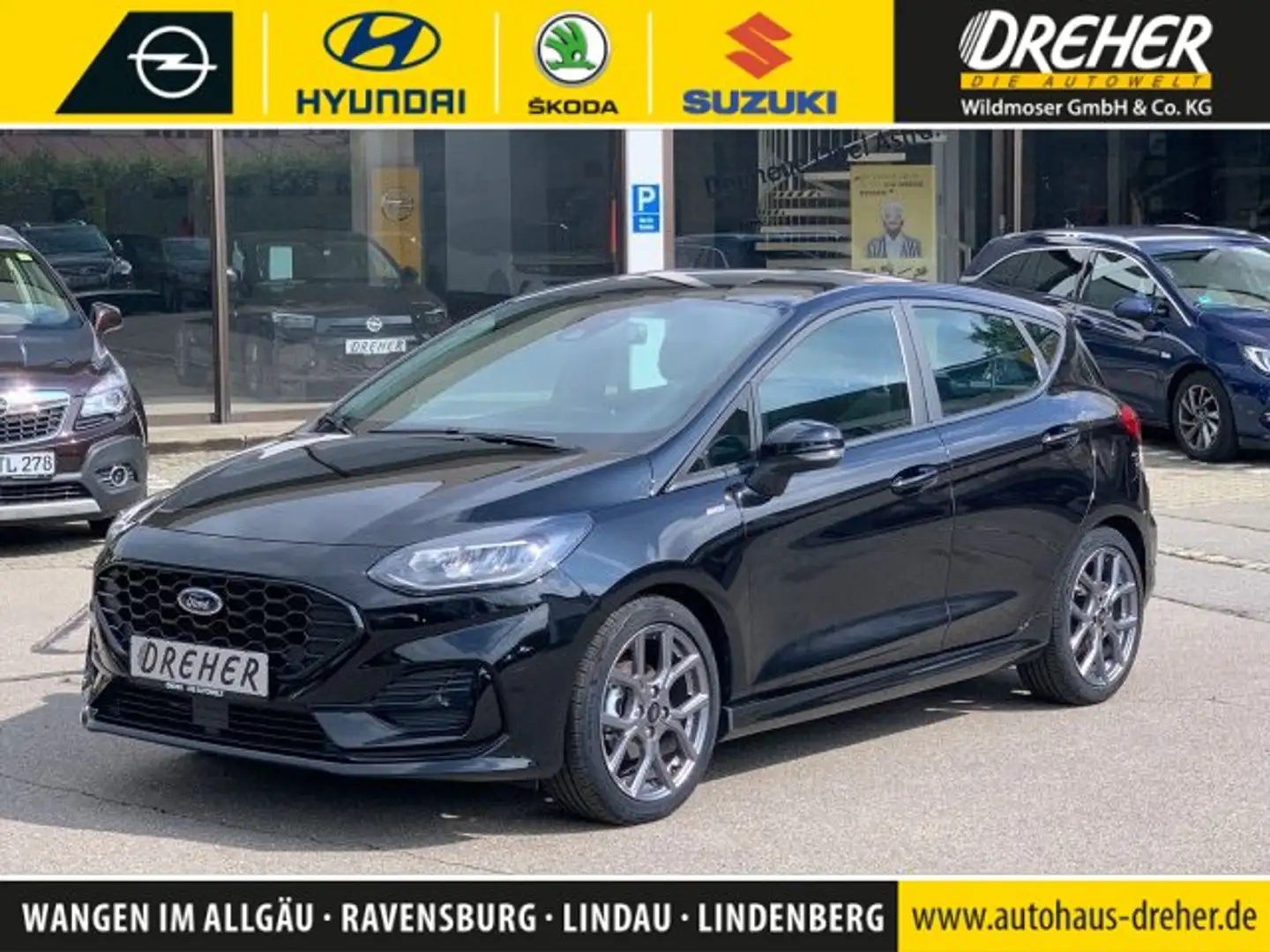 Ford Fiesta Fiesta 1.0 EcoBoost Hybrid ST-Line LED/Sitzhzg. BC Schwarz - 1