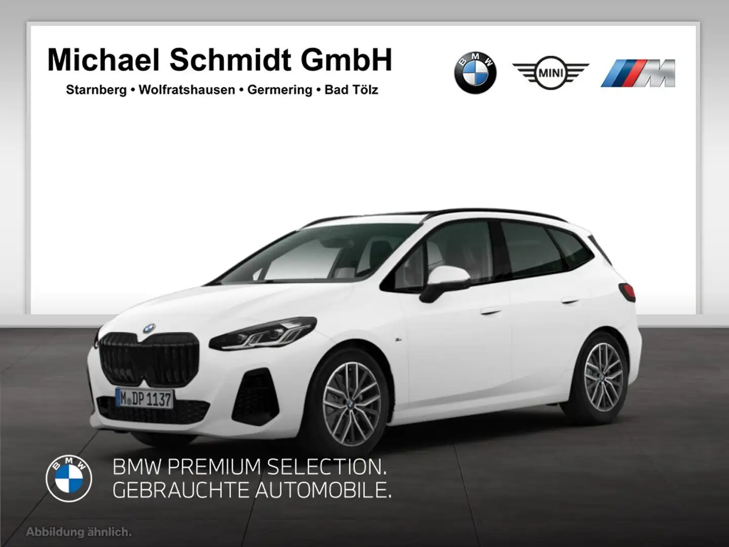 BMW 223 i Panorama*AHK*M Sportpaket*360 Kamera* Bílá - 1
