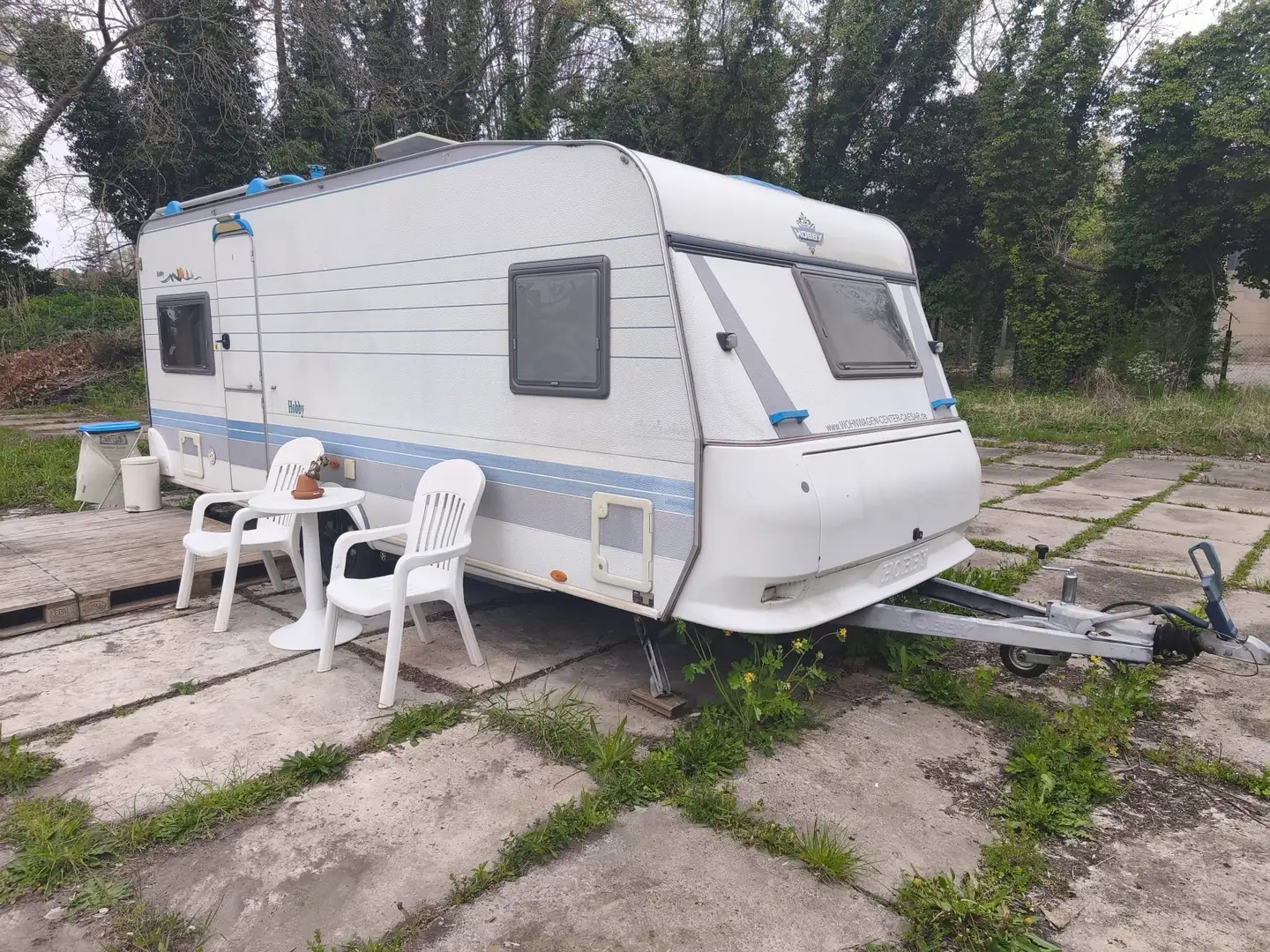 Caravans-Wohnm Hobby Weiß - 2