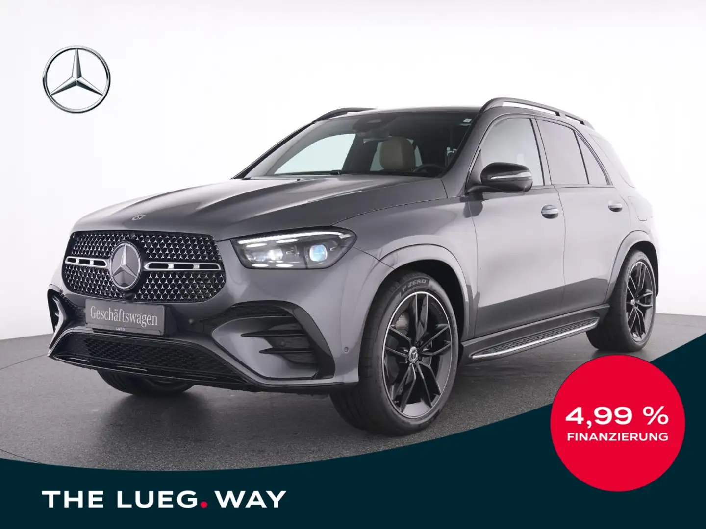 Mercedes-Benz GLE 350 de 4M AMG+22"+HUD+PANO+AIRMATIC+DC-LADER Gris - 1