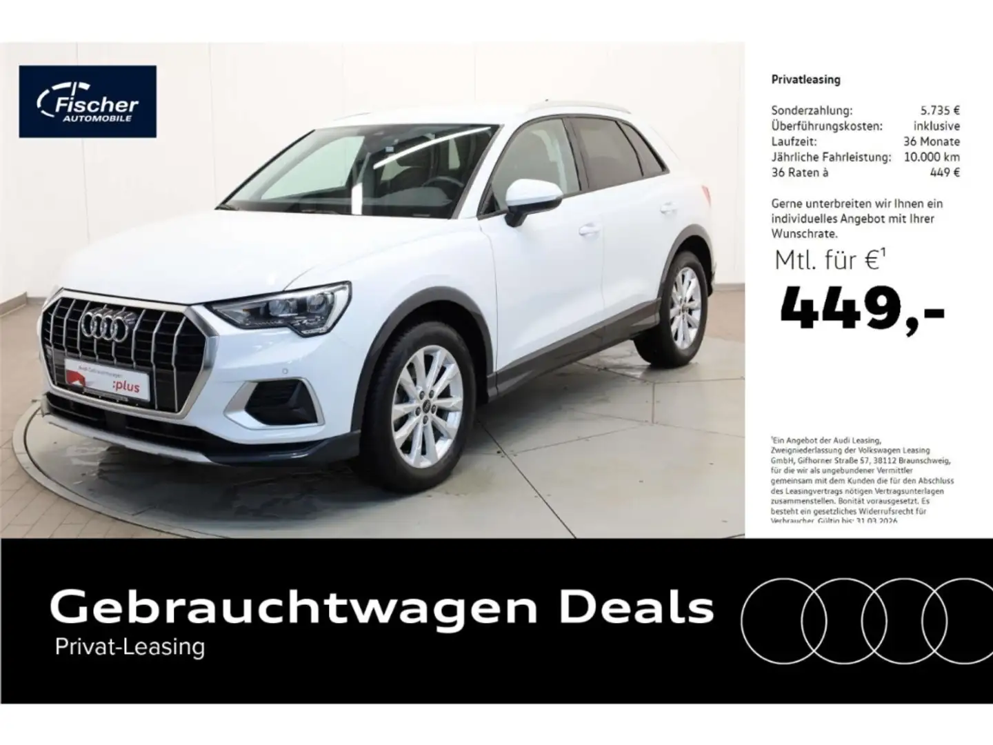 Audi Q3 35 TDI Advanced Weiß - 1