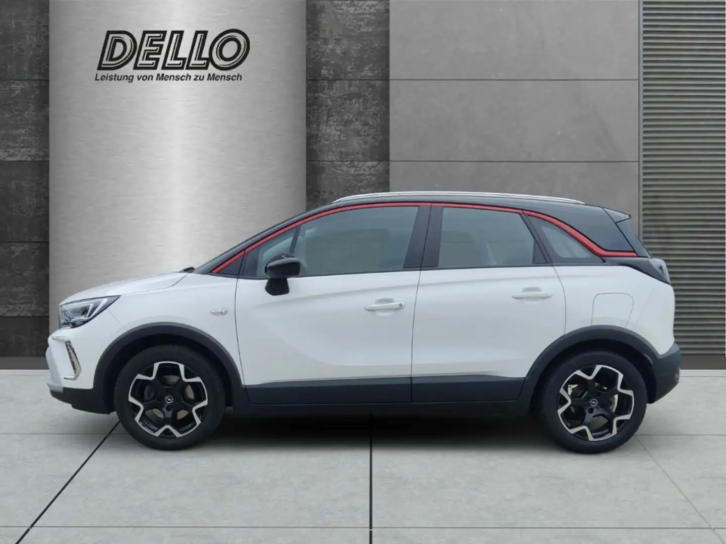 Opel Crossland GS Line Turbo EU6d CROSSLAND 1.2 TURBO Navi LED Ap Blanc - 2