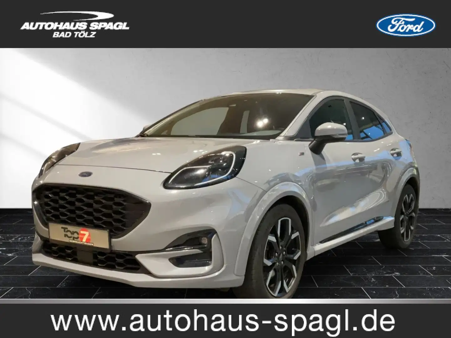 Ford Puma Hybrid ST-Line X Bluetooth Navi LED Klima Grijs - 1