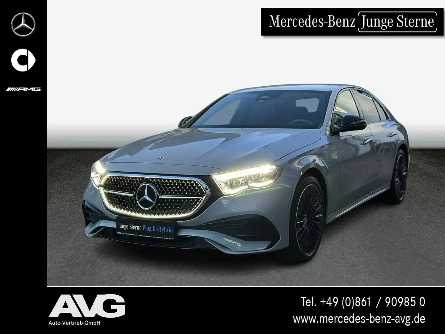 Mercedes-Benz E 400 E 400 e 4M AMG Superscreen Burmester4D Night 20" Gris - 1