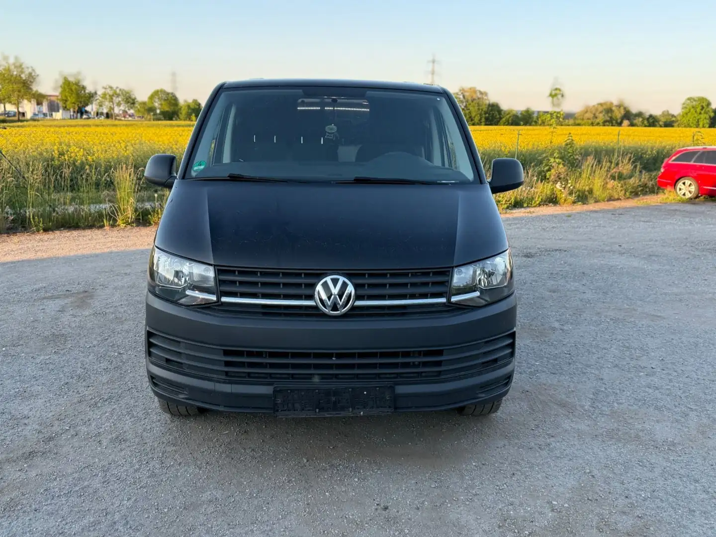 Volkswagen T6 Transporter Kasten-Kombi *Flügeltüren * Klima Zwart - 2