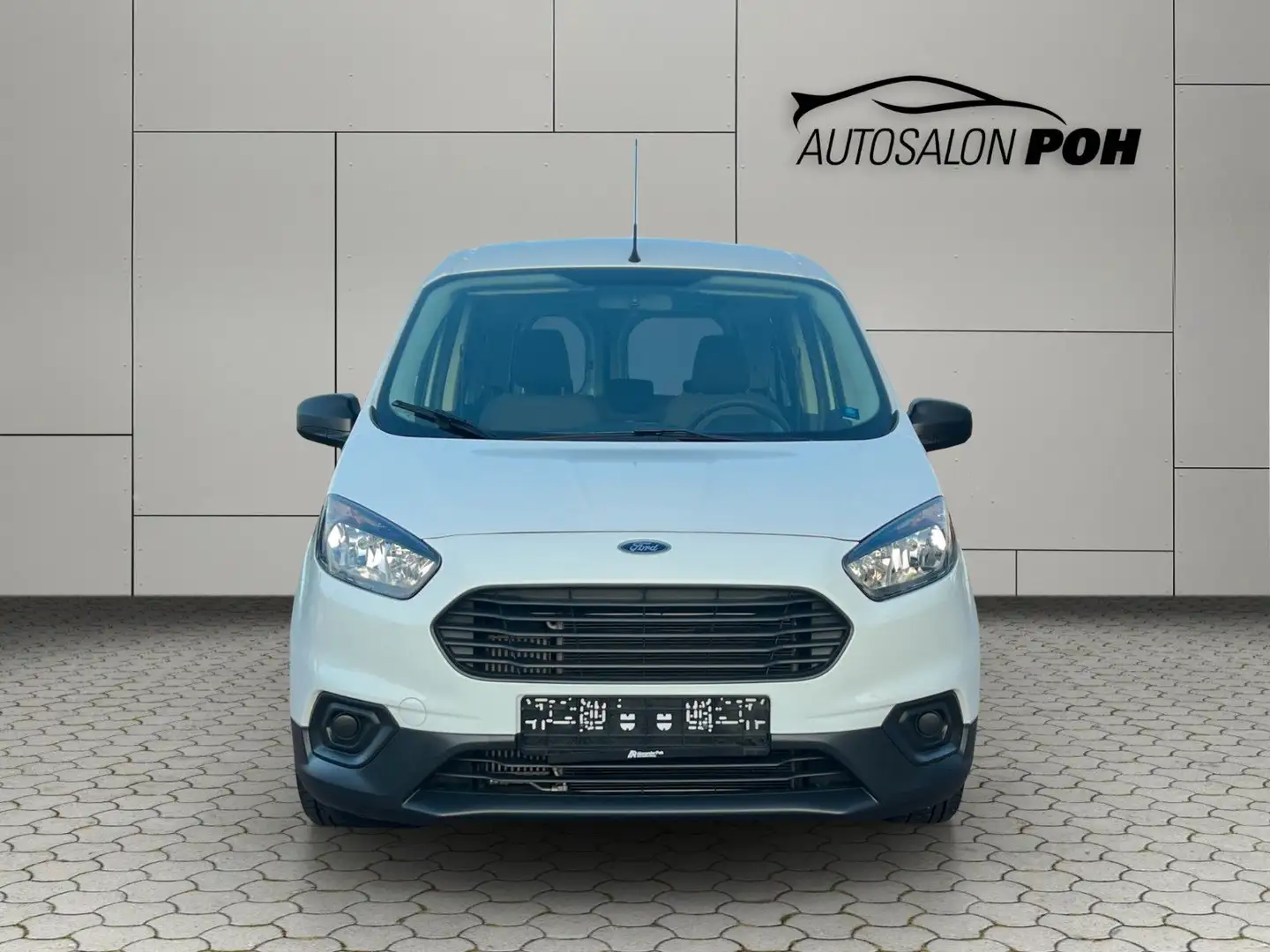 Ford Transit Courier 5 Sitzer, 2x Schiebetür, Klima Weiß - 2