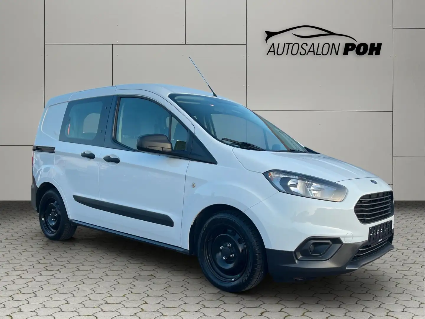 Ford Transit Courier 5 Sitzer, 2x Schiebetür, Klima Weiß - 1