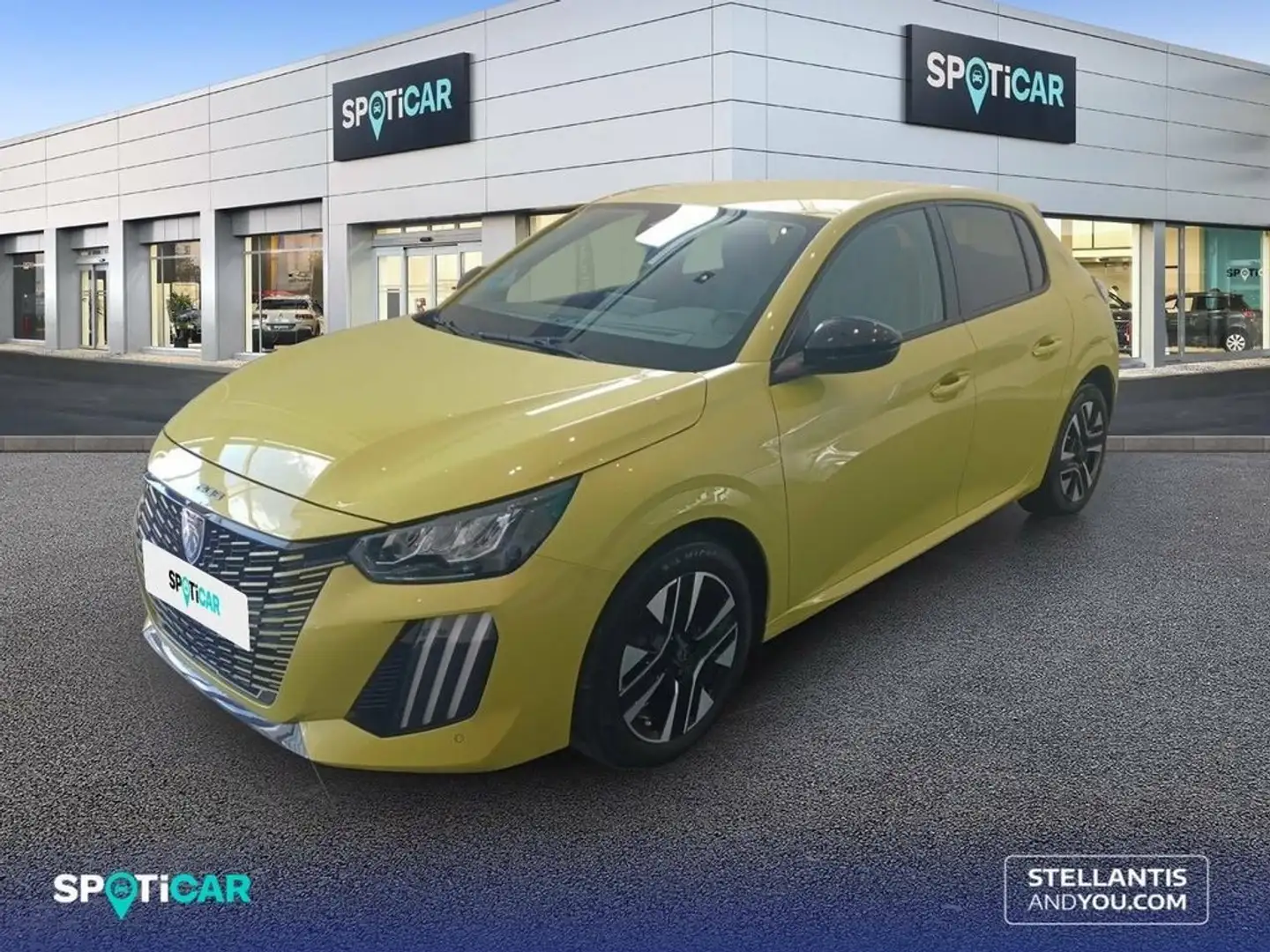 Peugeot 208 Puretech 100 Allure Amarillo - 1